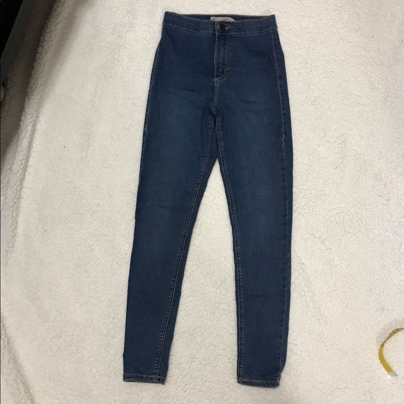 Topshop Joni Jeans - Medium Wash - Picture 4 of 10